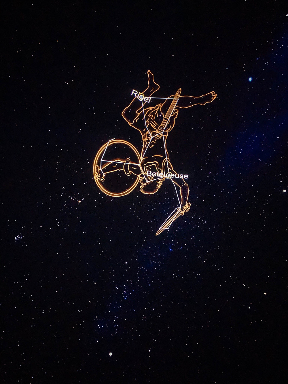 ...and learning about the upside down constellations in the Southern Hemisphere