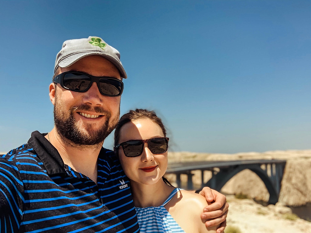 Crossing the bridge to Pag for a paški sir tasting