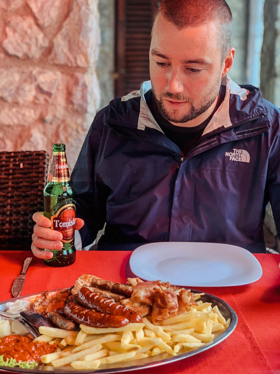 Overwhelmed by the massive spread at Restoran Ivancica
