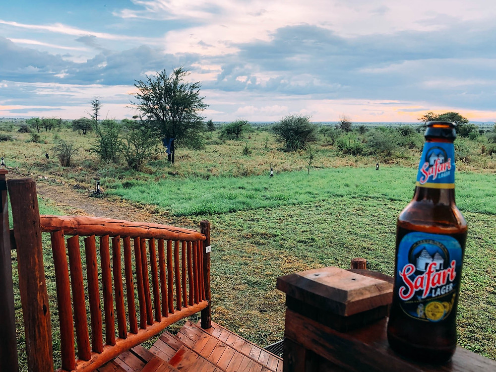 Safari beer - liquid gold (Note: picture NOT taken in downtown Arusha...)