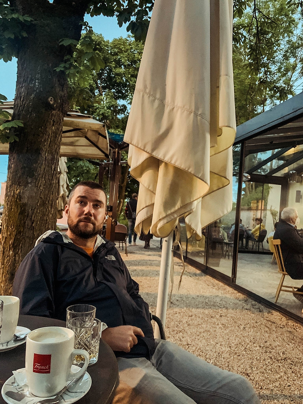Contemplating the meaning of life over a glass of slivovica - Croatia's plum liquor