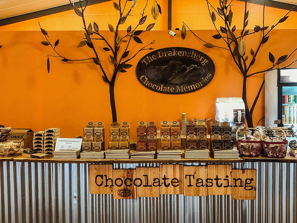 Drakensberg Chocolate Memories - try the hot chocolate!
