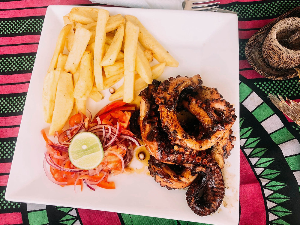 Chipp's favorite: octopus, Zanzibar-style