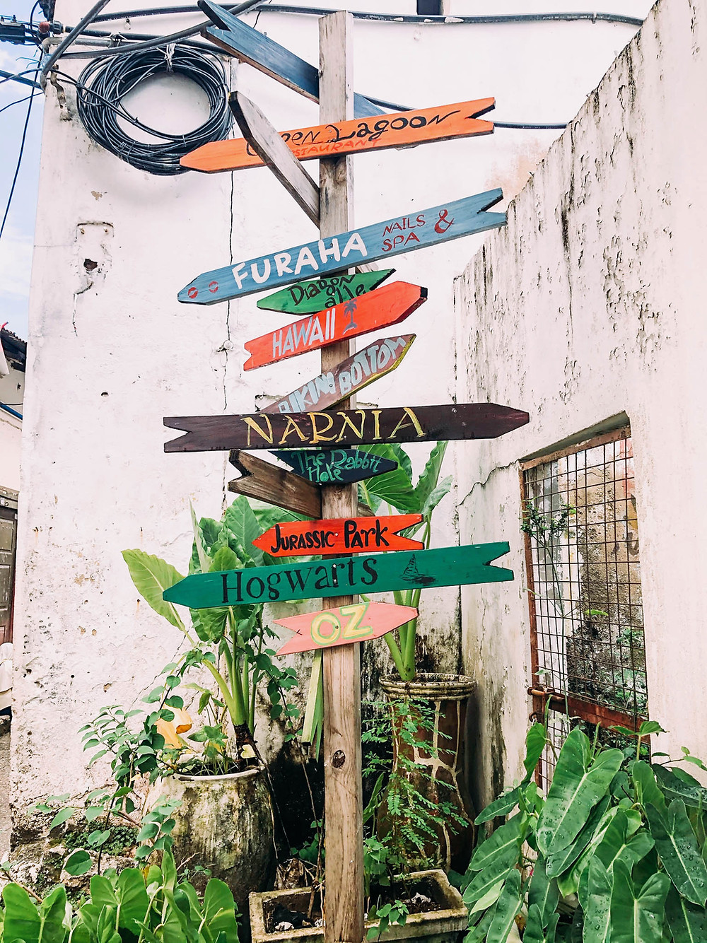 Best "directions" we found during our time in Stone Town!