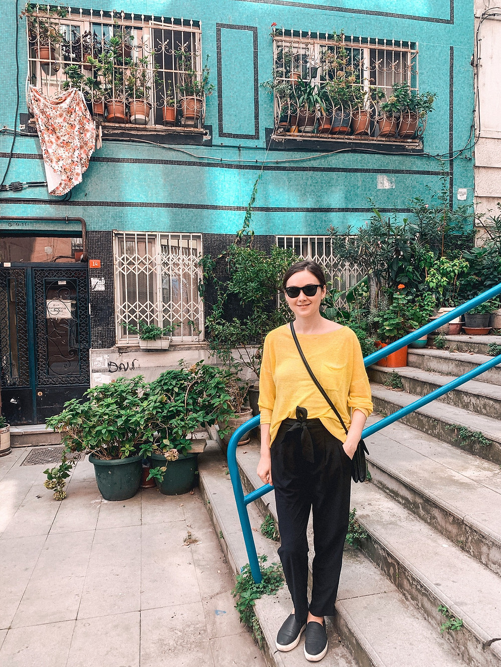 Strolling through the hilly streets of Istanbul