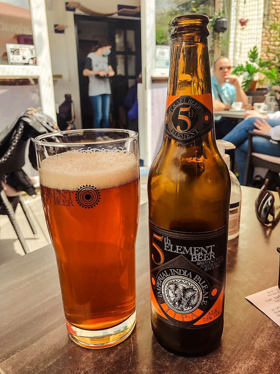 The delicious Croatian beer made it all worth it!