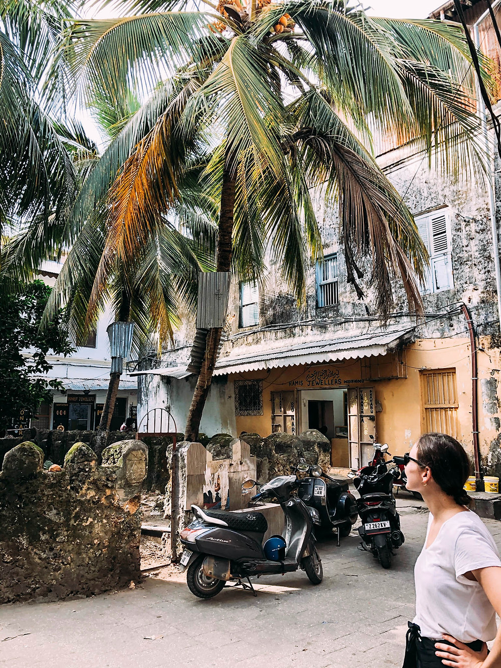 One of Stone Town's countless little squares - beautiful to see, but impossible to find twice!