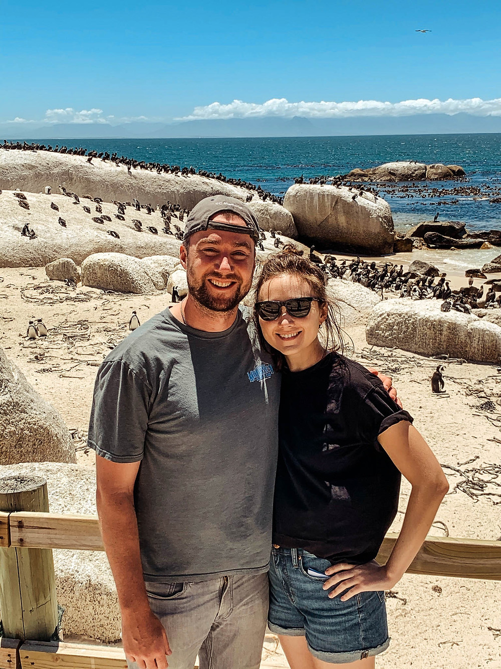 At Boulders Beach with what seemed like thousands of African Penguins