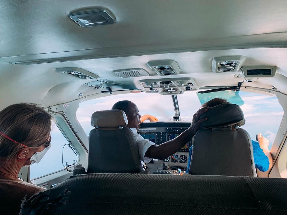 In-flight instruction...
