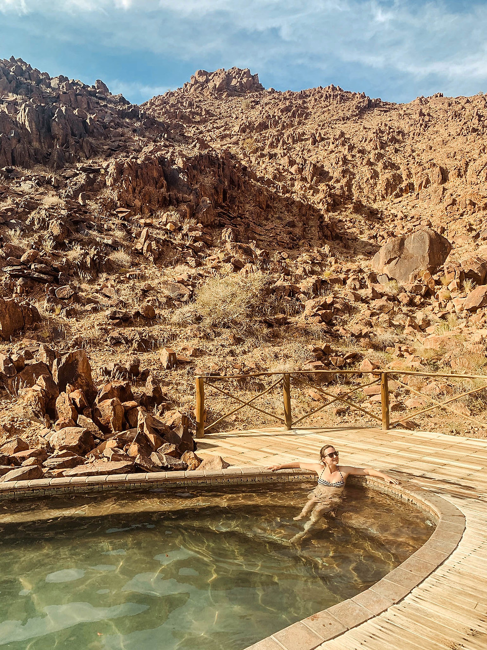 Afternoon swim at the Sossusvlei Dunes Lodge