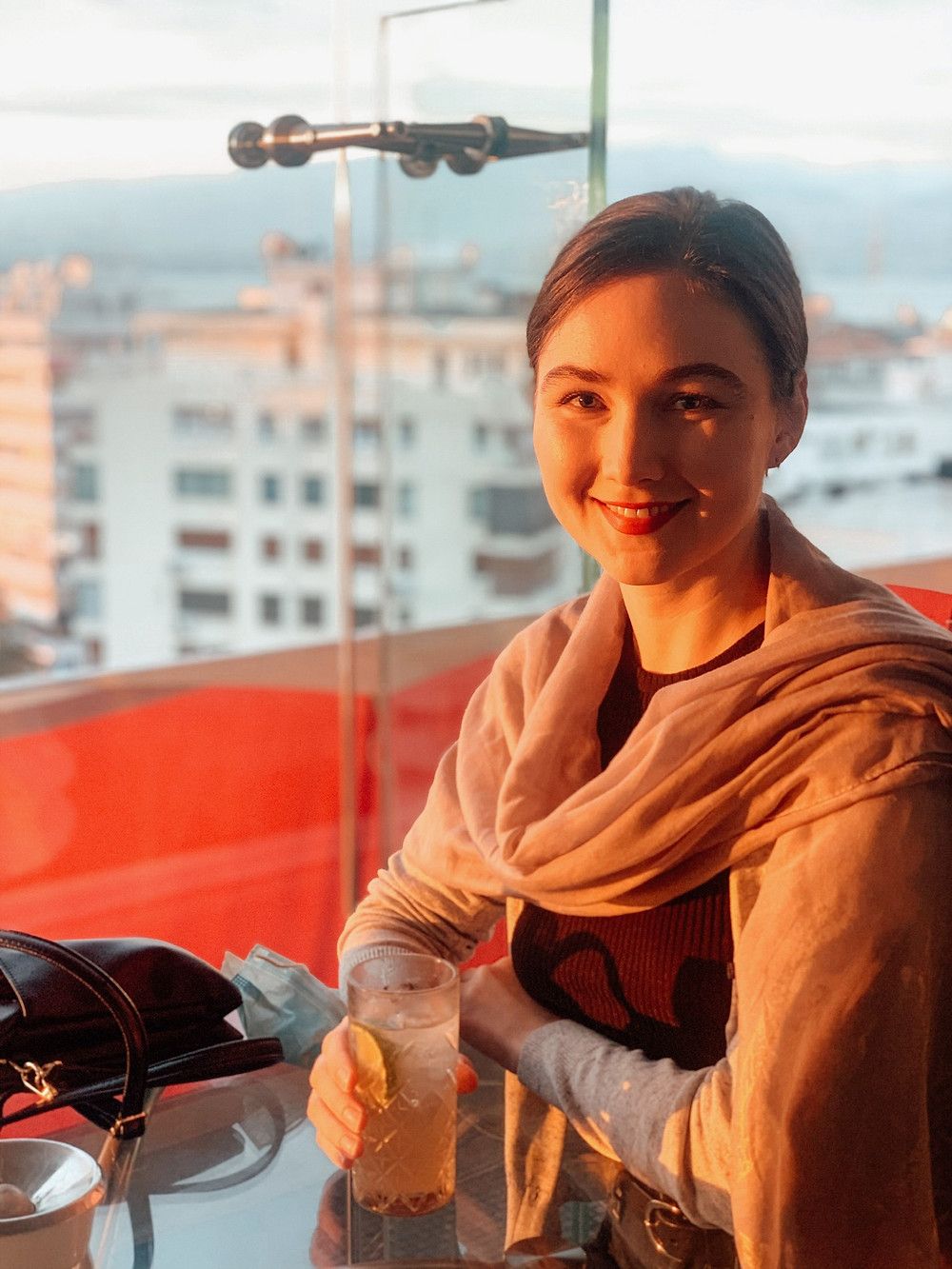 A far prettier view than Chipp - rooftop cocktails in Izmir