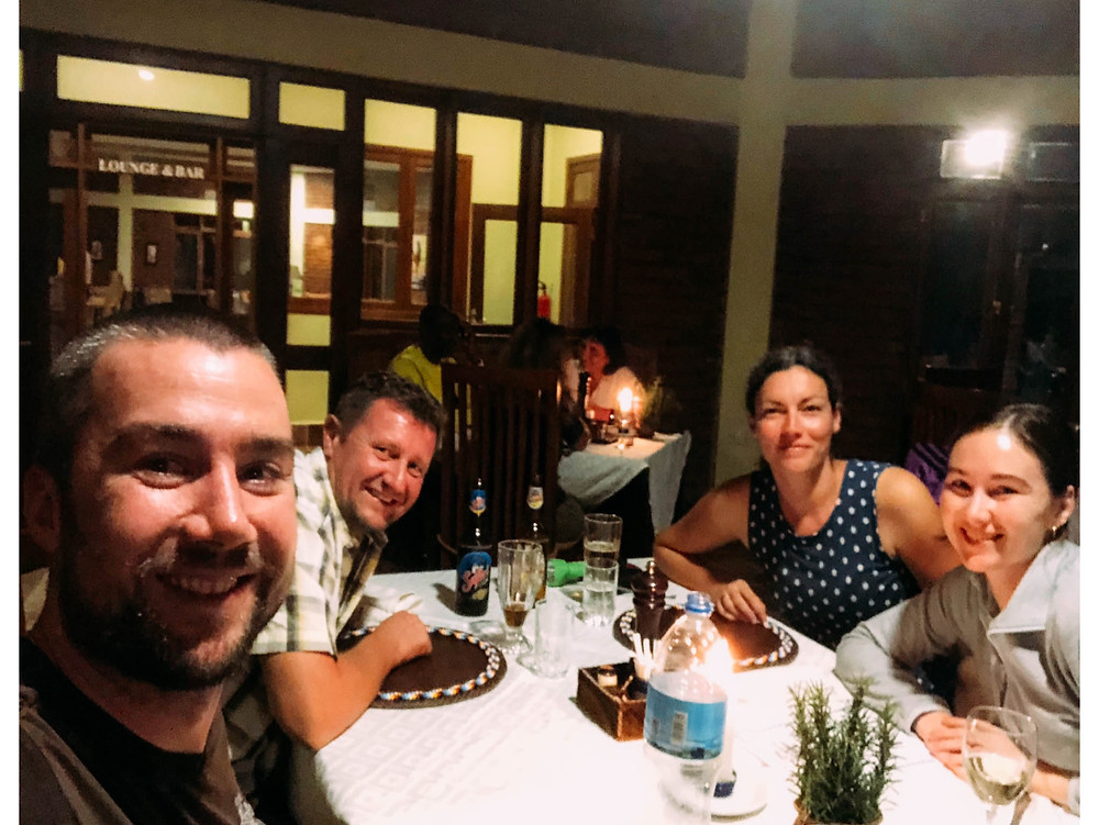Celebrating with the German newlyweds - awesome couple!