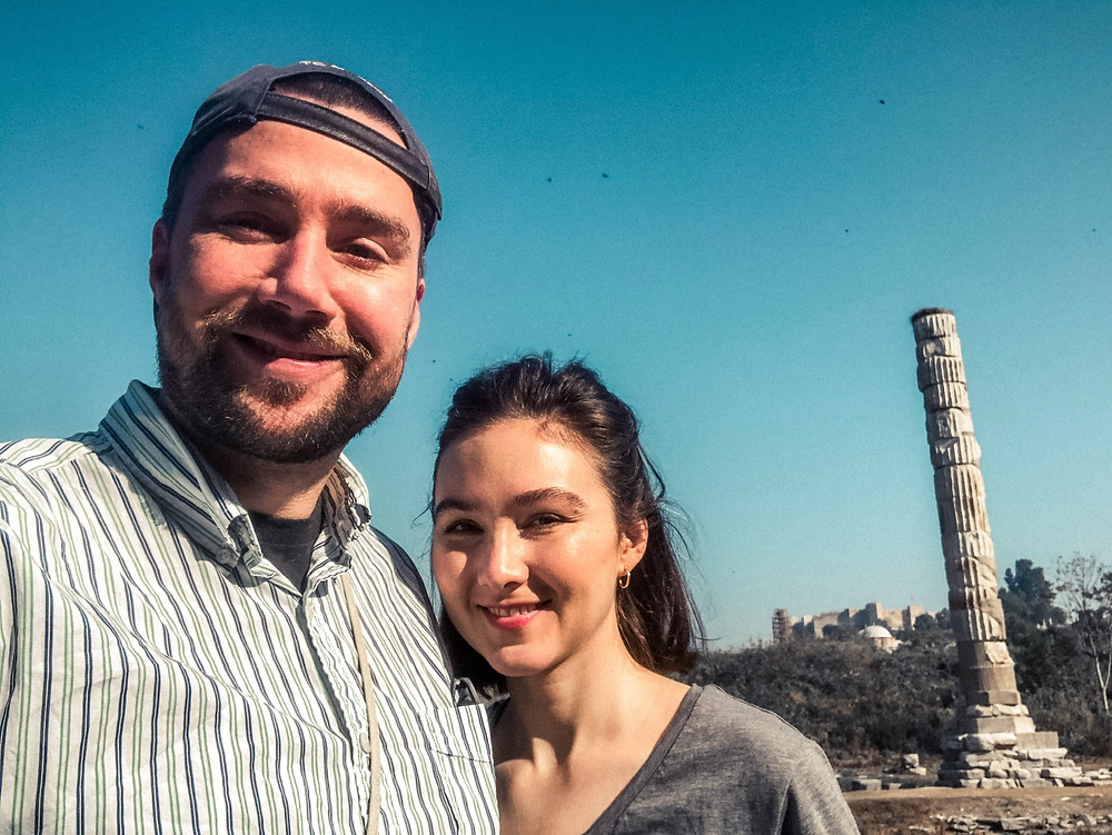 The Temple of Artemis - with one remaining column
