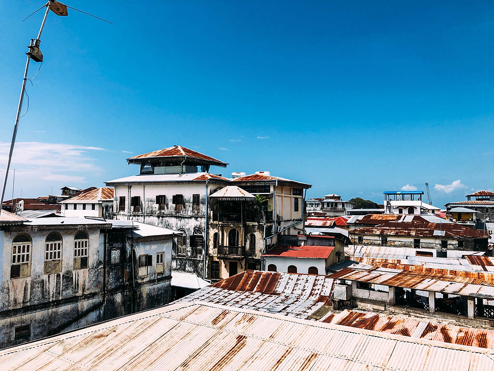 A view over Stone Town's rooftops