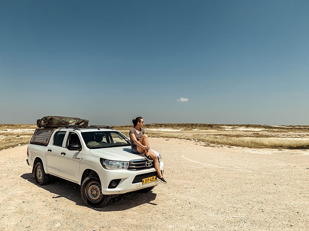 Overlooking the Etosha Pan