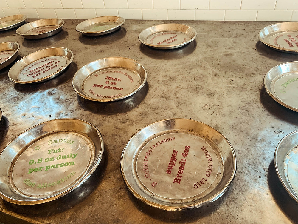Tangible evidence of apartheid's evils - Robben Island prison food rations by race and ethnicity
