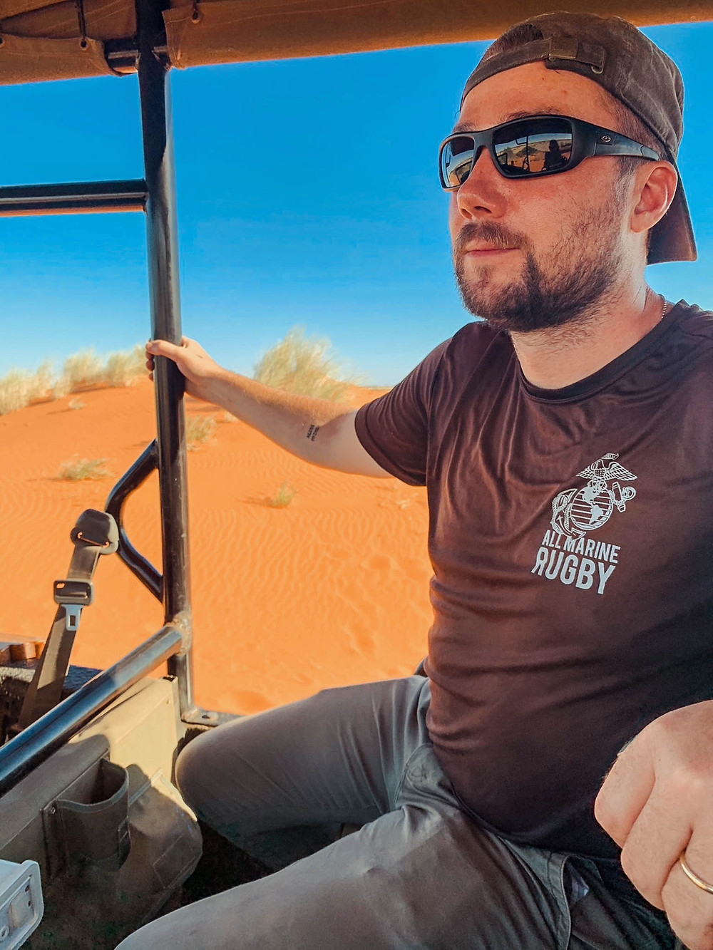 Game drives in the Kalahari Desert