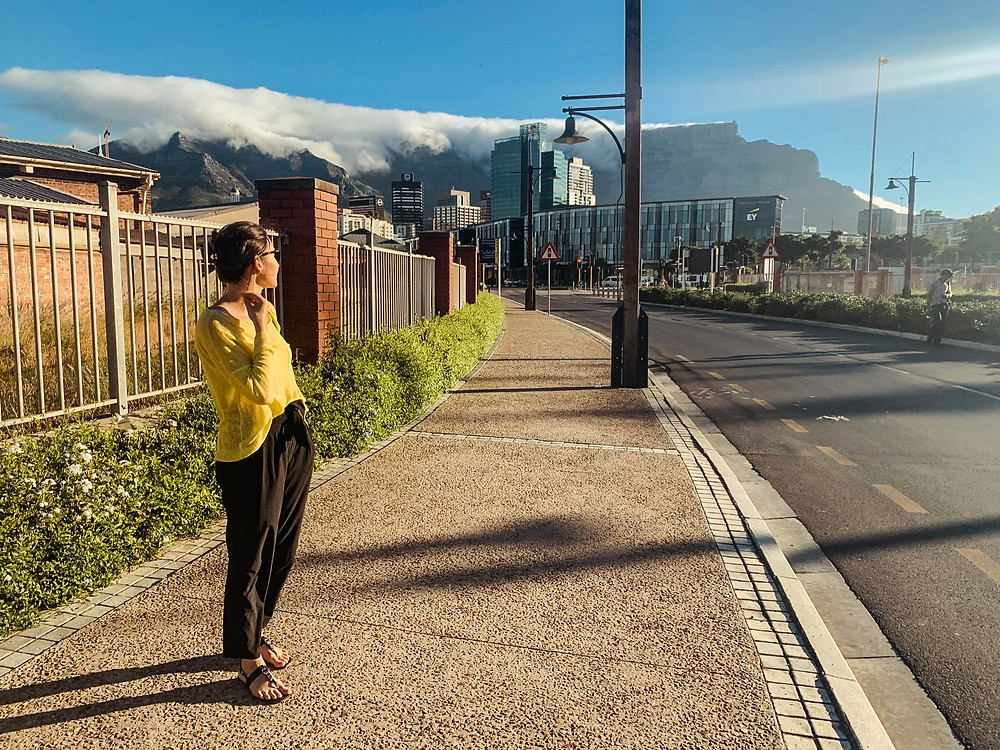 The "table cloth" spreading over Table Mountain