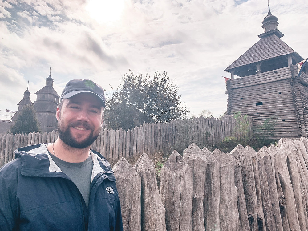 At the walls of Khortitsa Sich