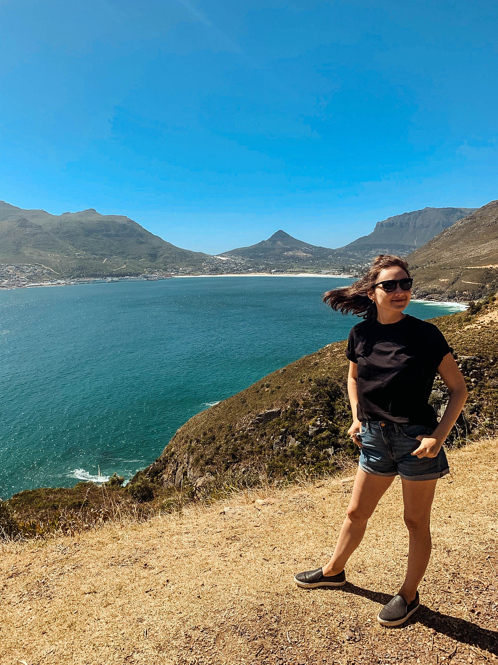 Jenna looking out from Chapman's Peak