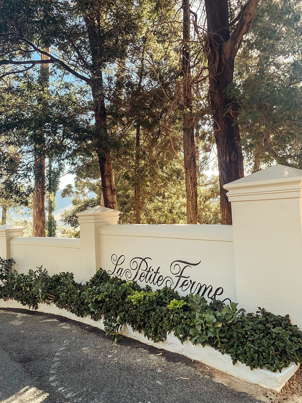 Le Petite Ferme's drive