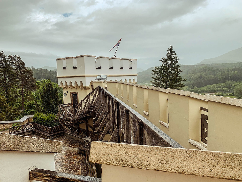 The Trakoscan Castle ramparts