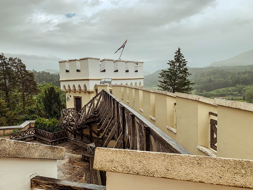 The Trakoscan Castle ramparts