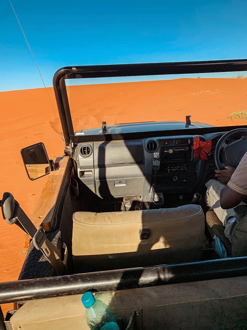 A wild ride up and over the Kalahari dunes