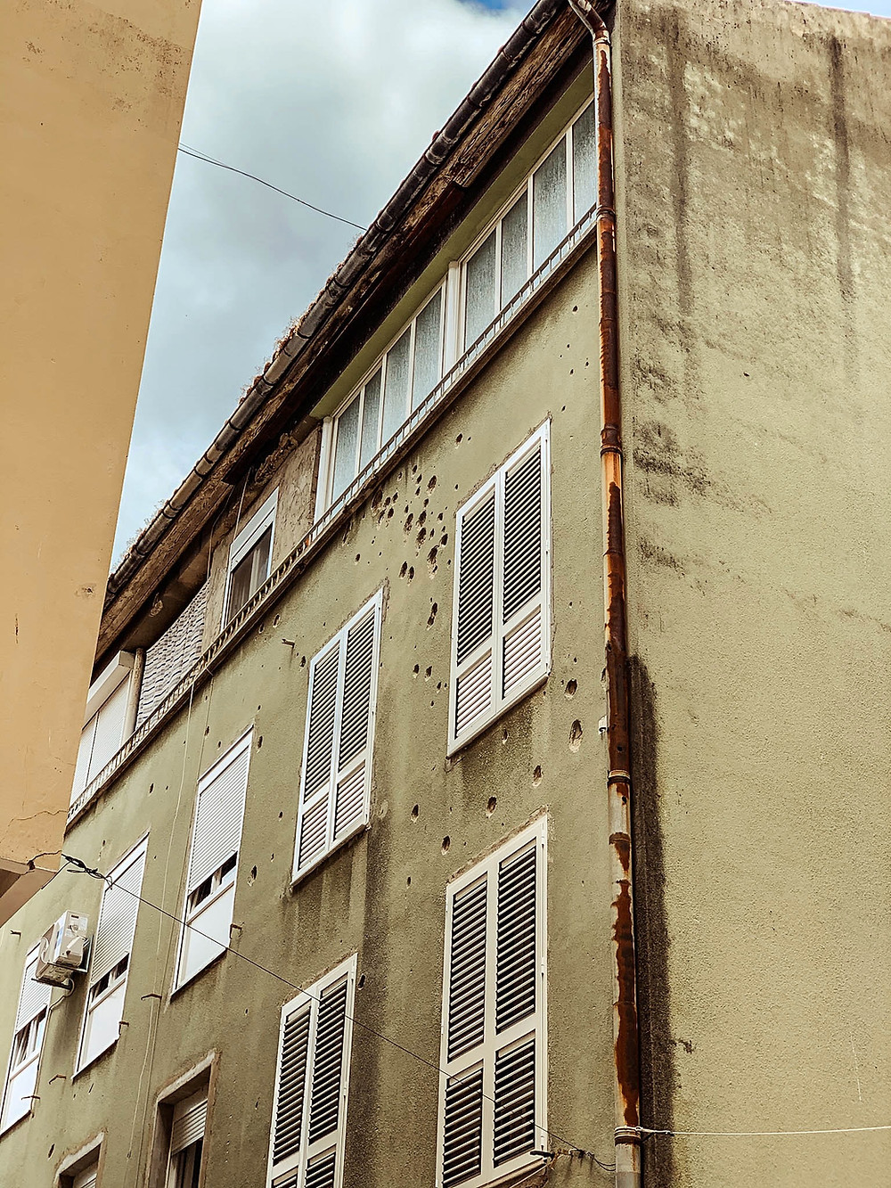 Lingering evidence of war