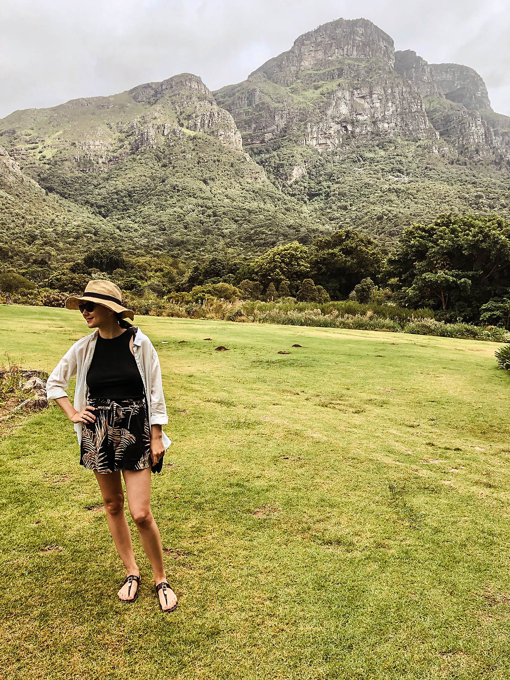 Enjoying some of Kirstenbosch's beautiful lawns
