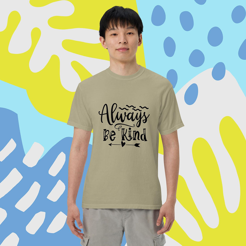 Thumbnail: Always Be Kind - Unisex garment-dyed heavyweight t-shirt