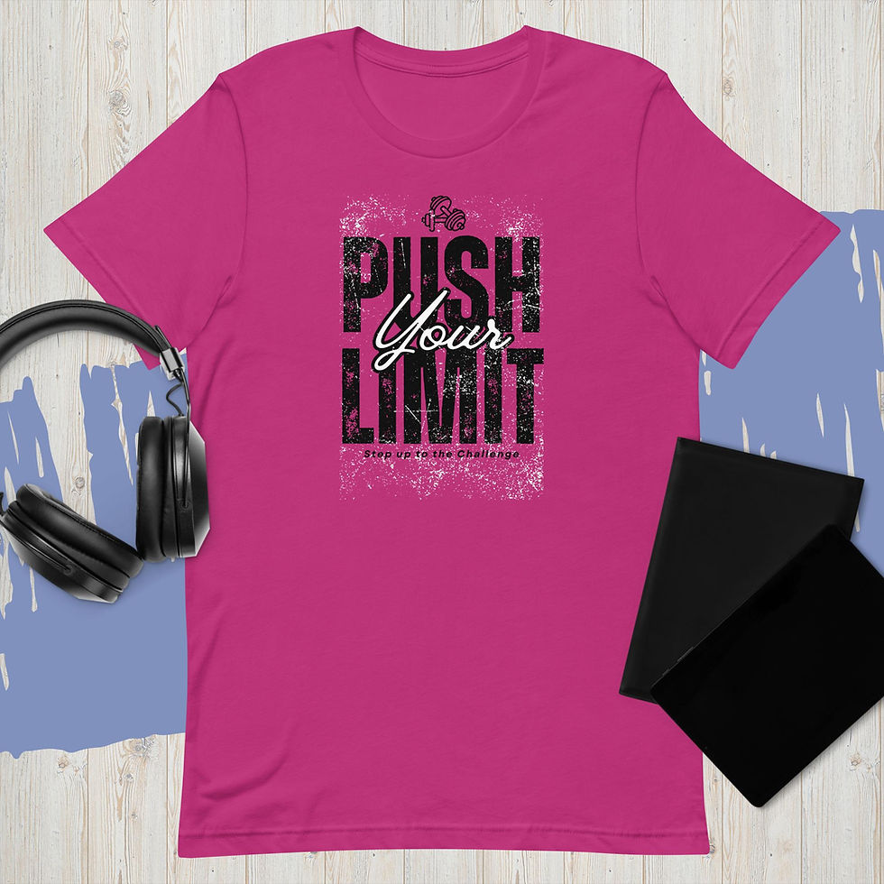 Thumbnail: Push Your Limit - Unisex t-shirt