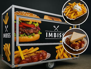 Imbisswagen, Catering / Pommes, Bratwurst, Currywurst