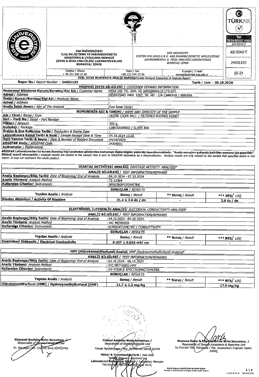 Küçük resim: Bitlis Çiçek Balı | 850 gr. Cam Kavanoz