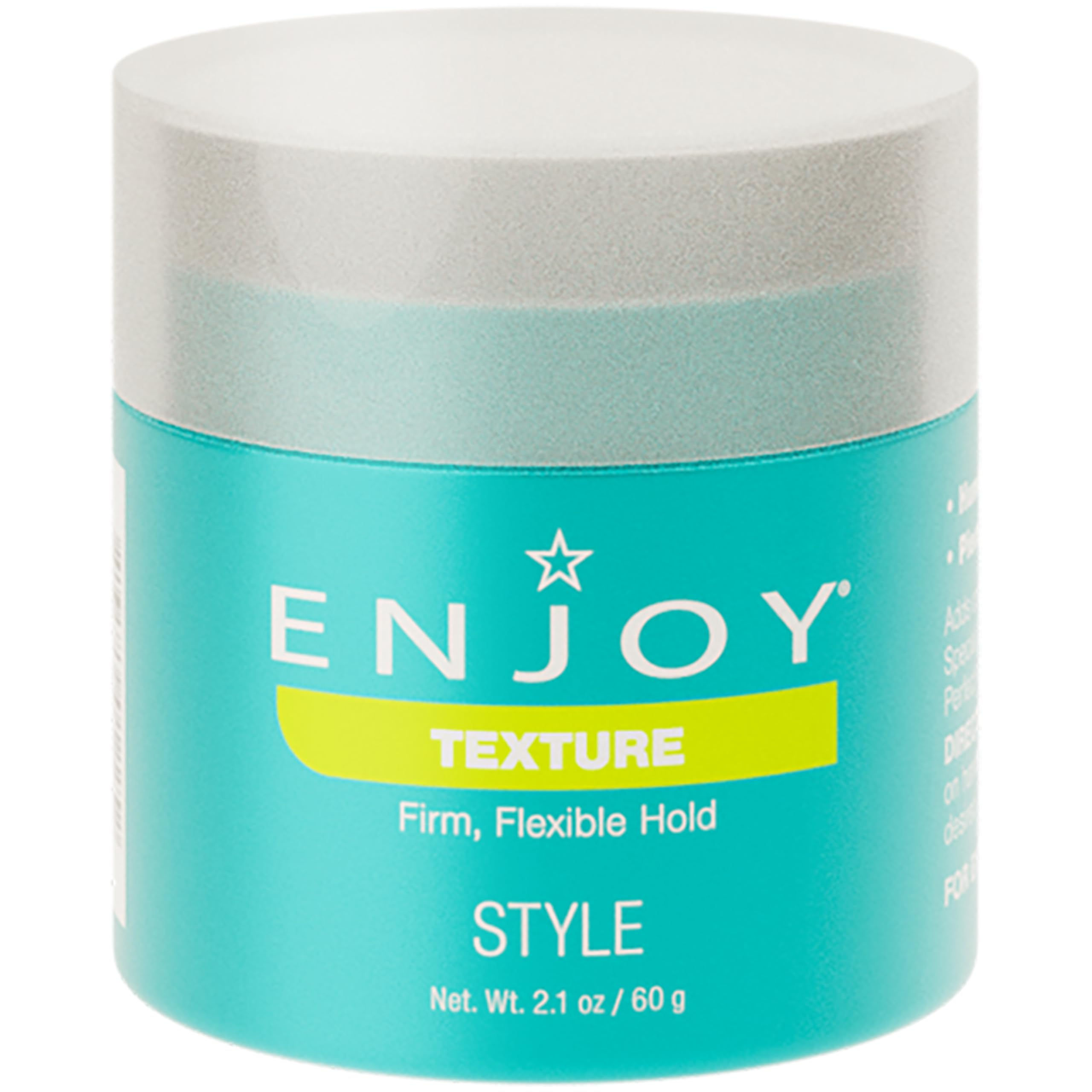 Enjoy Hair Styling Cream 2 oz - Firm Flexible Hold For All Hair Types Curly Hair