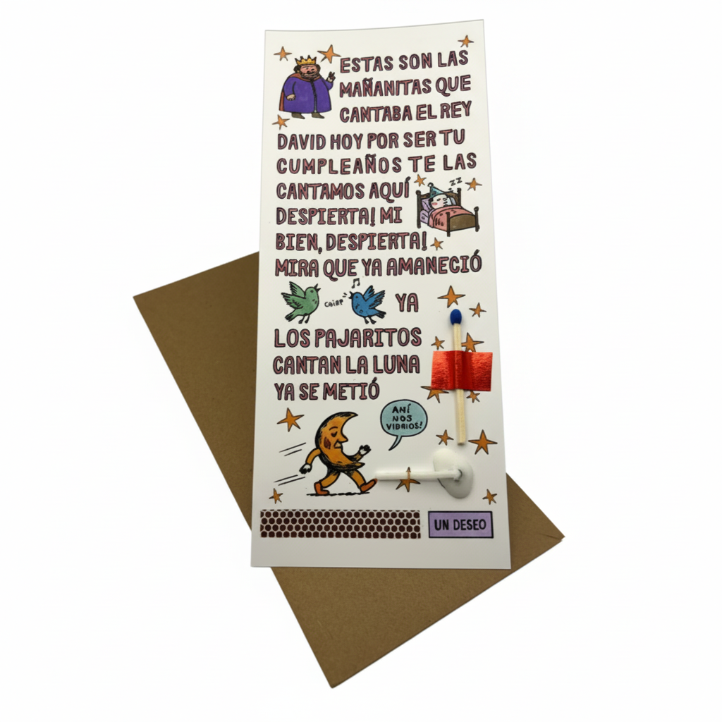 Mañanitas Greeting Card