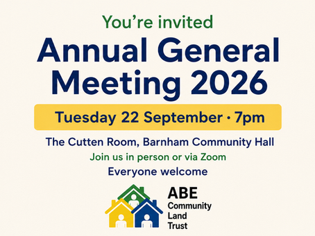 Poster with details of ABE CLT AGM