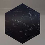 СОСТАВНАЯ ПАНЕЛЬ HEXAGON (BLACK MARBLE).