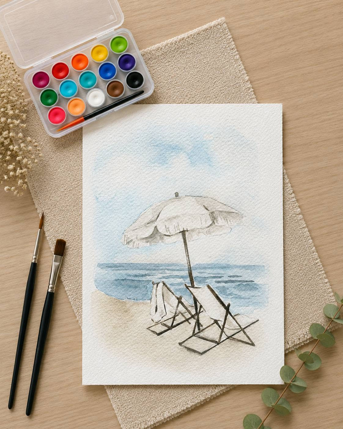 Watercolor Paint Kits | DIY | 4 Designs | Cozy Crafting