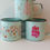 Thumbnail: 12oz Aqua Blue/Green or White Distressed Vintage Camping Mugs- Enamel