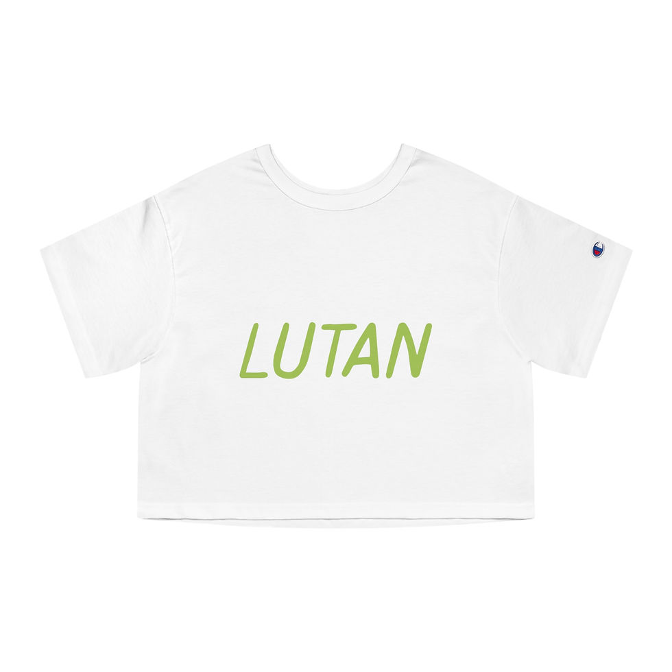 Thumbnail: LUTAN Cropped T-Shirt, Women's Graphic Tee
