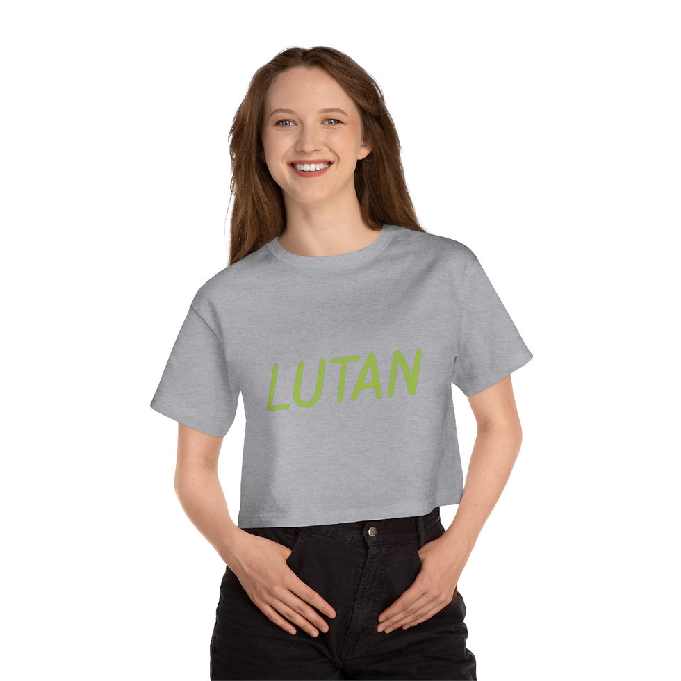 Thumbnail: LUTAN Cropped T-Shirt, Women's Graphic Tee