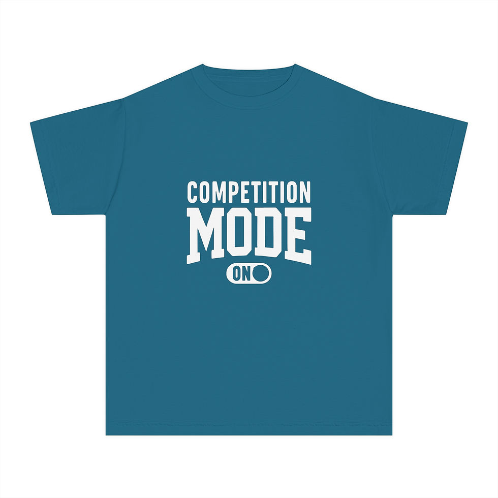 Thumbnail: Youth Competition Mode Tee - Gift for Kids, Sports Fan Apparel, Juniors T-Shirt