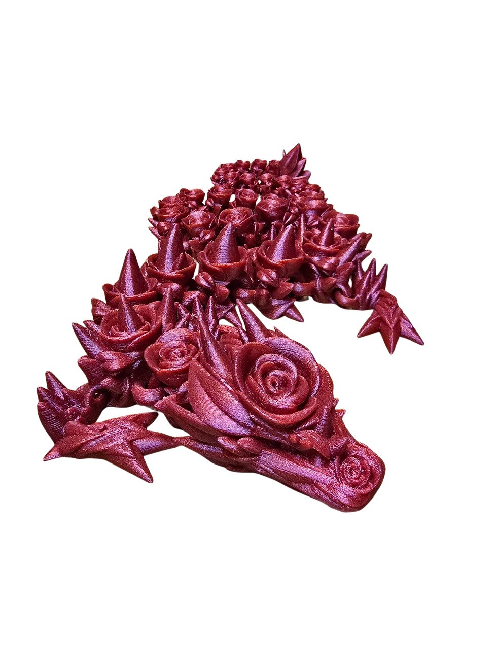 Thumbnail: 3D Printed Articulated Rose Dragon