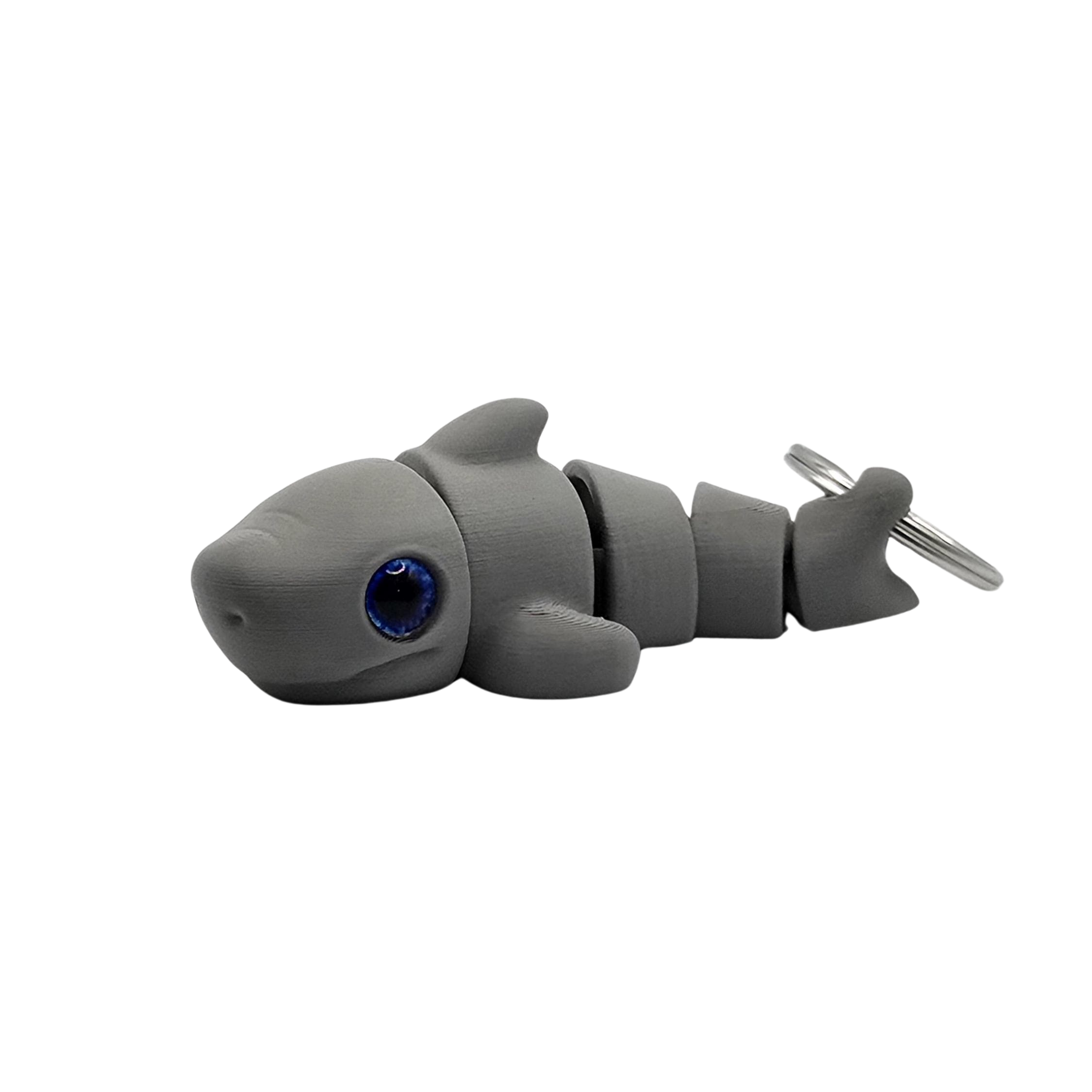 3D Printed Articulated Shark Keychain