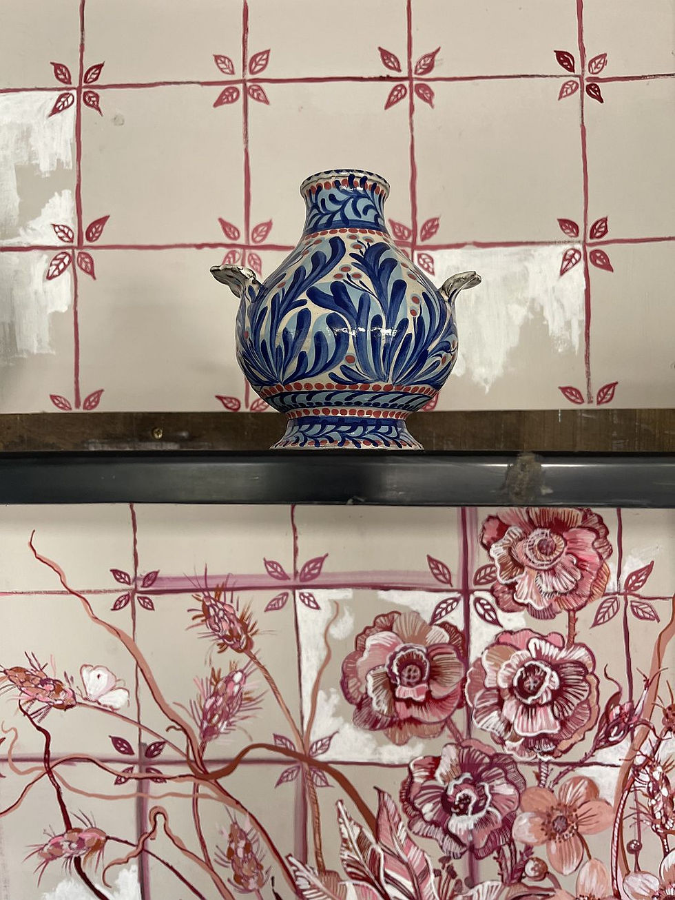 Thumbnail: Short Bud Vase from the Arabesque Tulipiere Collection
