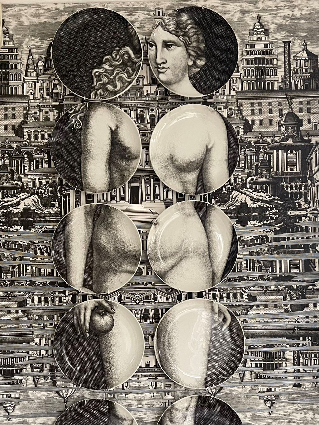 Fornasetti 12 Plate Eve Set