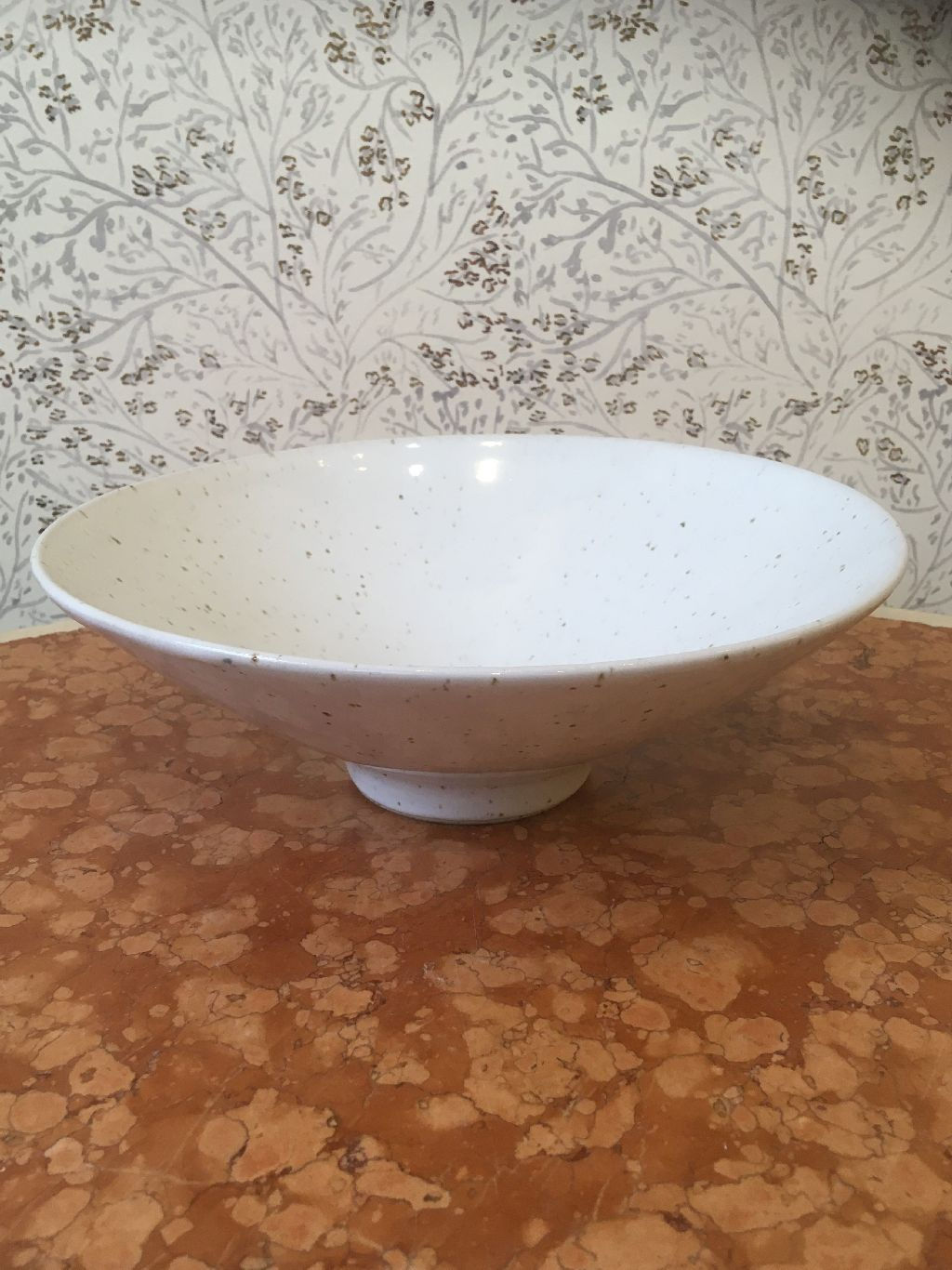 Mercury Bowl Grey Speckled 28cm