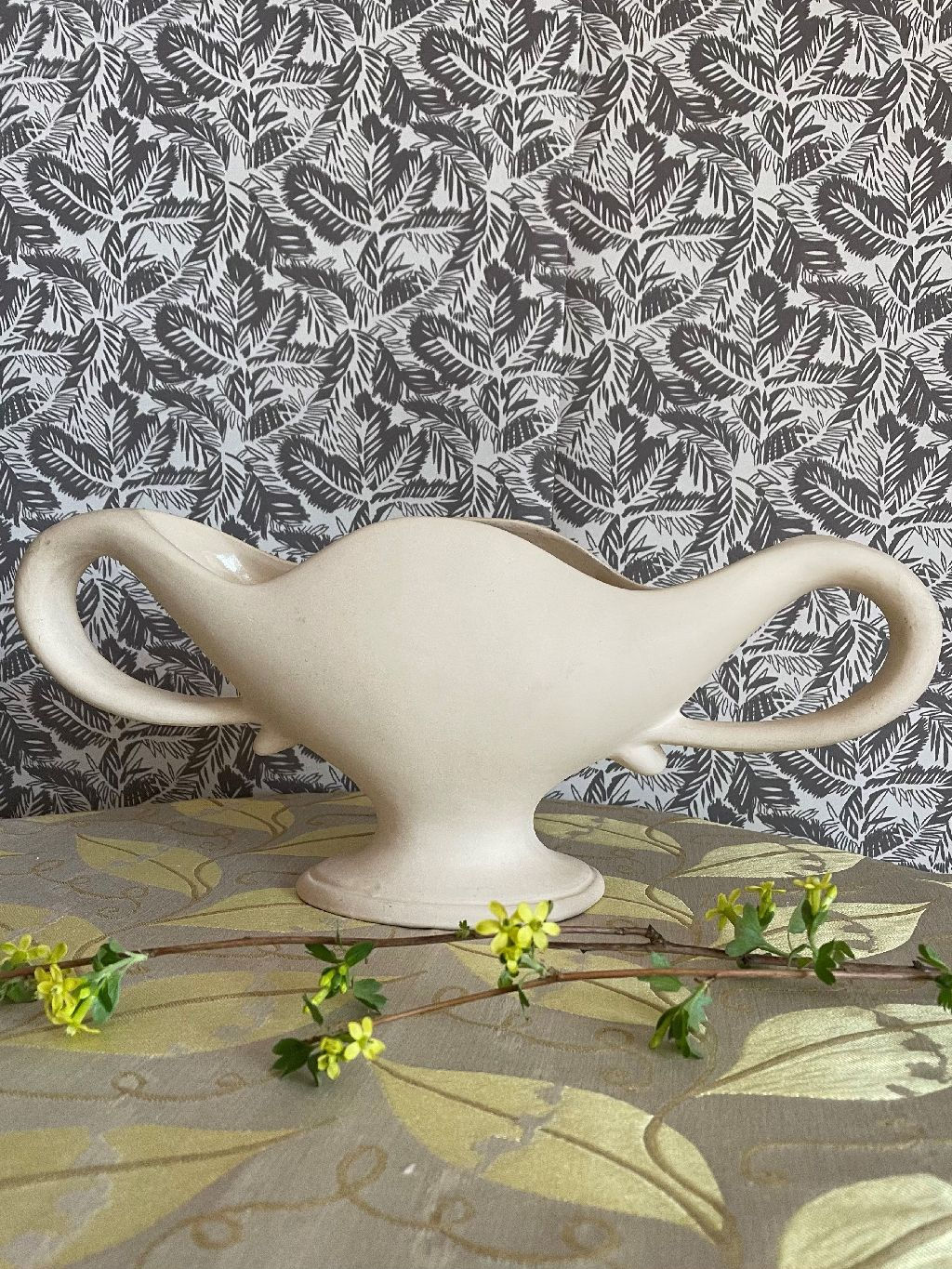 Constance Spry Fulham Pottery 44cm unglazed Classic shape Mantle Vase