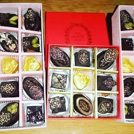 Paquet 10 pièces Chocolat Farcies